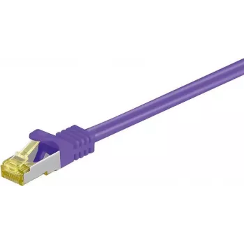 DSIT Cat.7 S/FTP PiMF RJ45 netwerkkabel, 0,5 m, violet