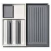 OXO Good Grips siliconen afdruipmat voor servies, grijs