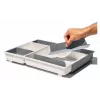 OXO Good Grips siliconen afdruipmat voor servies, grijs
