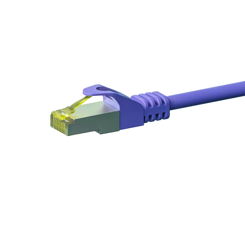 DSIT RJ45 netwerkkabel S/FTP PiMF met CAT 7 ruwe kabel violet - kabel - netwerk