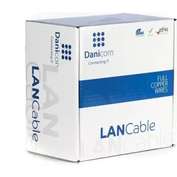 DSIT DANICOM CAT6 FTP 100m PVC-kabel (Fca) - DC-FTP6-100-FCA