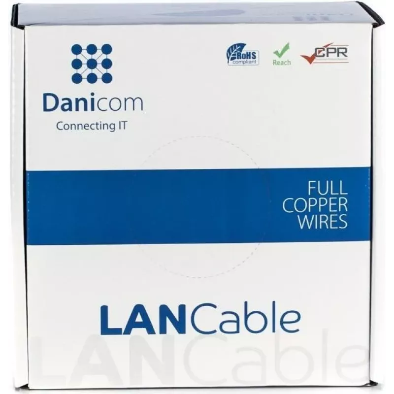 DSIT DANICOM CAT6 FTP 100m PVC-kabel (Fca) - DC-FTP6-100-FCA
