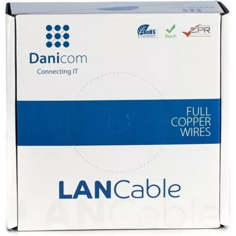 DSIT DANICOM CAT5E FTP 50m flexibele PVC netwerkkabel (Fca)