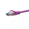 DSIT CAT 6a netwerkkabel LSOH - S/FTP - 5 meter - roze - patchkabel