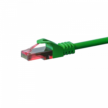 DSIT CAT6 U/UTP netwerk-patchkabel, 0,25 m, groen, 100% koper