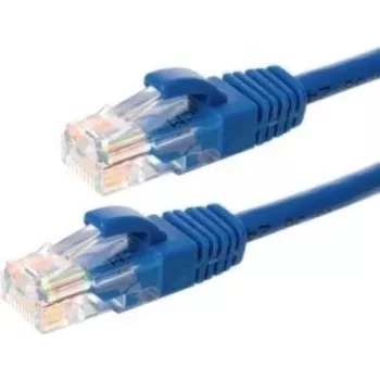DSIT CAT6 netwerkkabel, U/UTP, 0,25 m, blauw, 100% koper (DC-64-002)