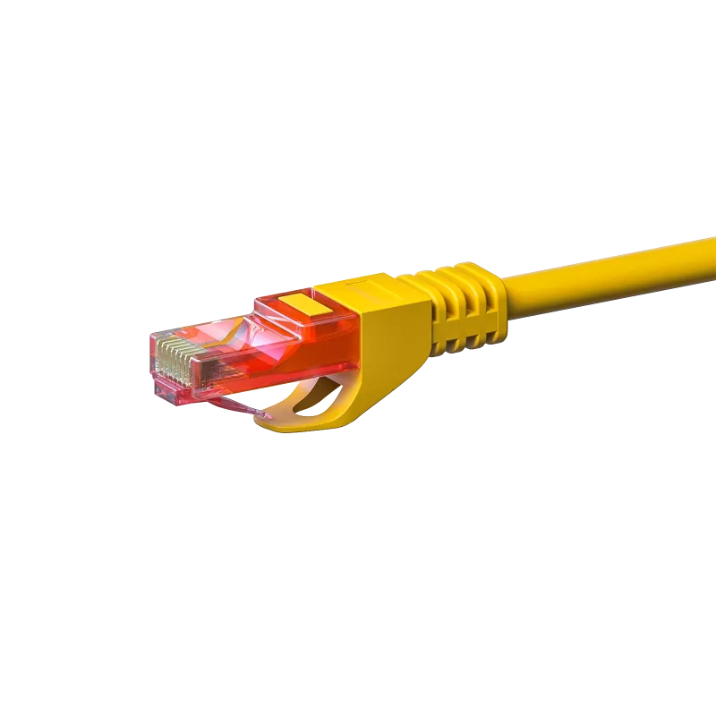 DSIT CAT6 netwerkkabel 100% koper - U/UTP - 30 meter - geel (DC-67-300)