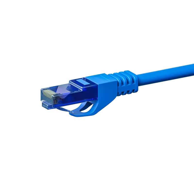 DSIT CAT6a netwerkkabel 100% koper - U/UTP - 1 meter - blauw (DC-U6A4-010)