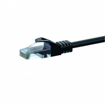 DSIT CAT 6 U/UTP netwerkkabel, 1,5 m, zwart, CCA, RJ45, Gigabit Ethernet