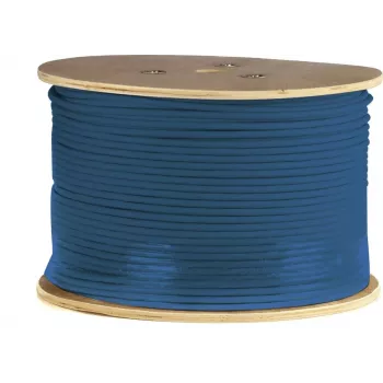 DSIT DANICOM CAT6A U/UTP 500m flexibele PVC-kabel (Fca) – 10Gbps, 500MHz, massief koper, binnen