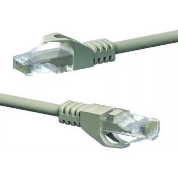 DSIT CAT5e netwerkkabel, U/UTP, 20 m, grijs, 100% koper (DC-51-200)