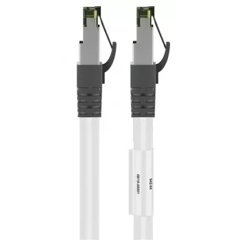 DSIT RJ45 netwerkkabel S/FTP PiMF CAT 8 wit 0,50m