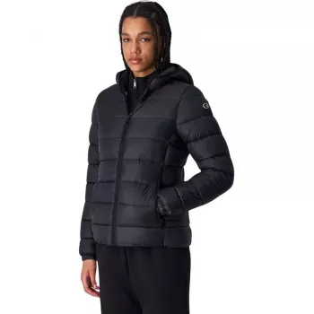 CHAPPI Champion damesjas met capuchon en polyestervulling, zwart 117568 KK001 L