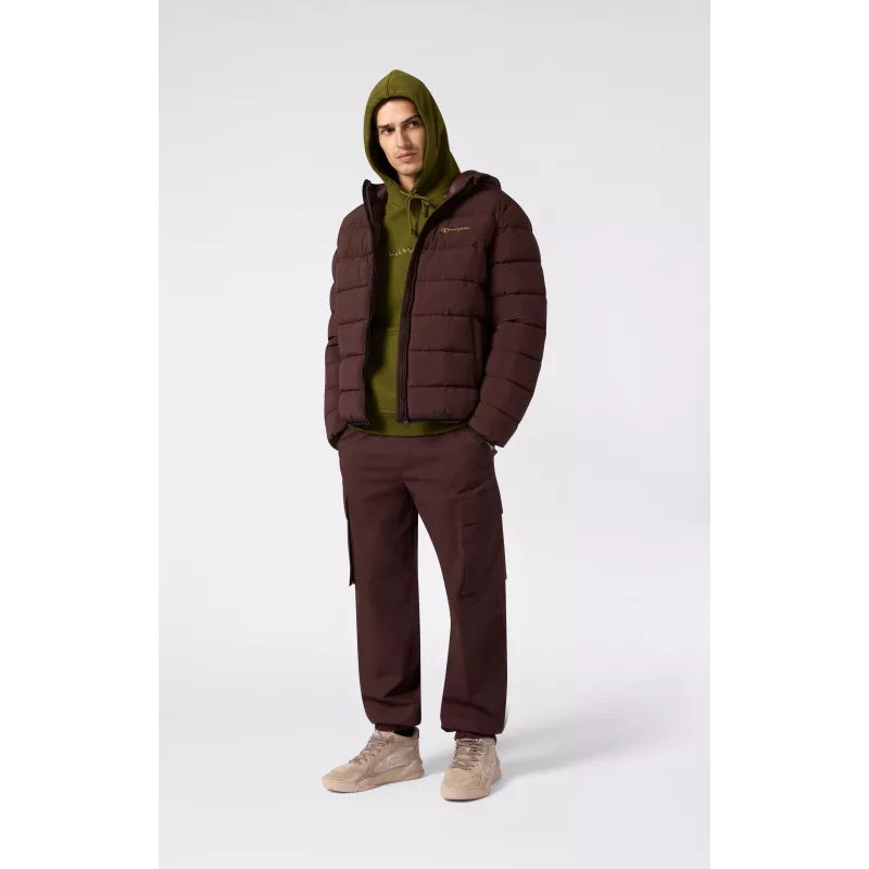 Champion heren hoodie olijfgroen 220271 GS585 maat S