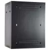 DSIT 15U wandmontage-serverkast met metalen deur 600x600x770mm zwart