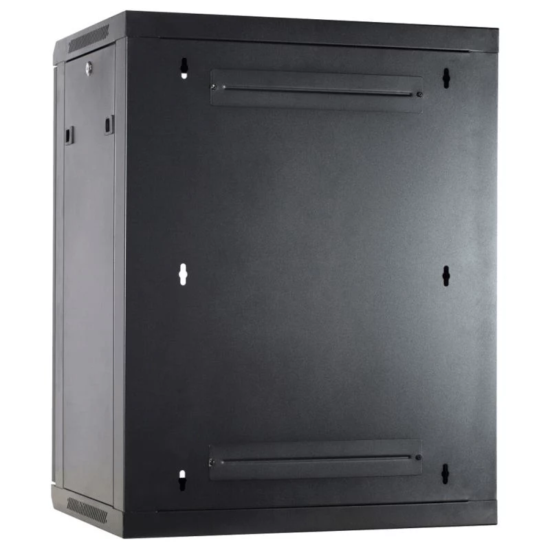 DSIT 15U wandmontage-serverkast met metalen deur 600x600x770mm zwart