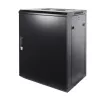 DSIT 15U wandmontage-serverkast met metalen deur 600x600x770mm zwart