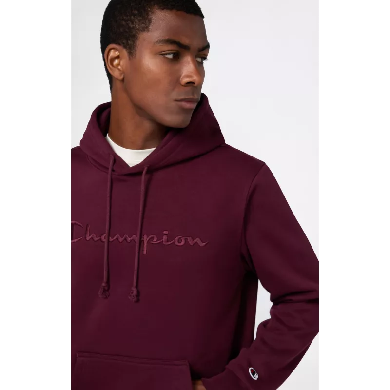 Champion heren hoodie bordeauxrood 220271 RS522 maat S