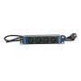 DSIT DS10-4PDU-PE 10 inch stekkerdoos 4-voudig met randaarde, 1,5 m kabel, wit