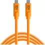 Tether Tools TetherPro USB-C-naar-USB-C-kabel, 0,9 m, oranje (CUC03-ORG)