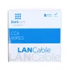DSIT CAT6 netwerkkabel U/UTP AWG 24/7 flexibel 100 meter grijs CCA