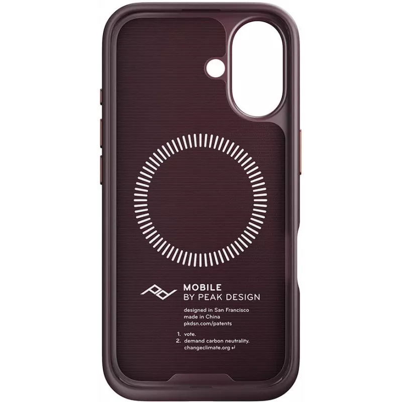 Peak Design Mobile Everyday stoffen hoesje voor Apple iPhone 16, eclipse (M-MC-BS-EP-1)