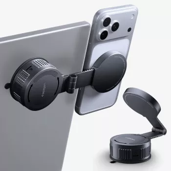 SPIGEN MFT35-1 OneTap Pro MagSafe magnetische autohouder voor dashboard, voorruit en scherm, zwart