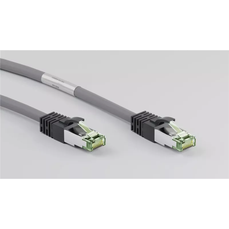 DSIT RJ45 netwerkkabel S/FTP PiMF CAT 8 kabel grijs 0,25 m