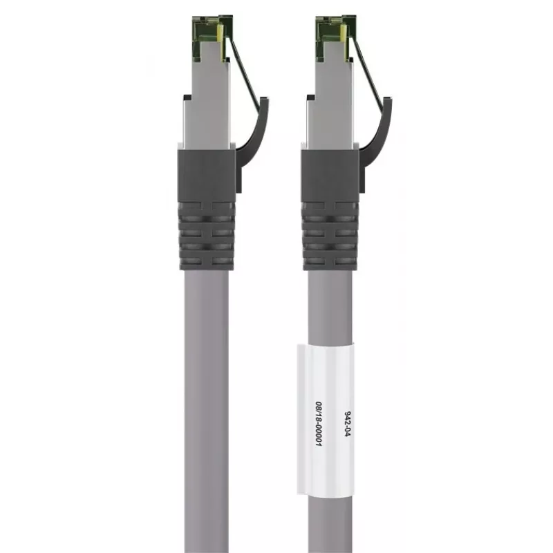 DSIT RJ45 netwerkkabel S/FTP PiMF CAT 8 kabel grijs 0,25 m