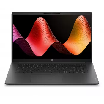 HP OmniBook 3 17,3 inch FHD laptop - Intel Core 5 120U, 16GB RAM, 512GB SSD, zonder besturingssysteem, donkergrijs