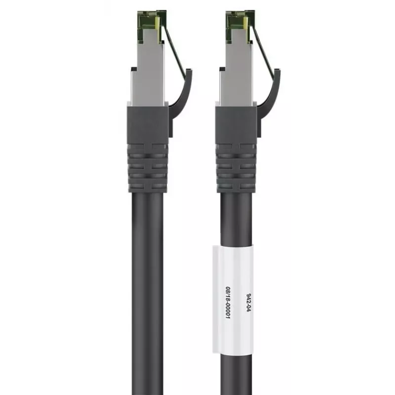 DSIT RJ45 netwerkkabel S/FTP PiMF CAT 8 zwart 5m