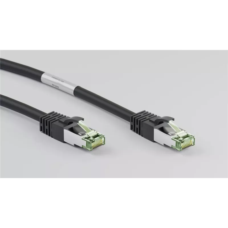 DSIT RJ45 netwerkkabel S/FTP PiMF CAT 8 zwart 5m