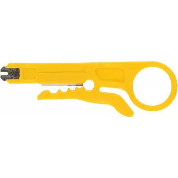 DSIT DC-PINCHER-CUT automatische striptang met geïntegreerde kabelsnijder, 0.2-6.0 mm² / 24-10 AWG, zelfinstellend, zwart/rood