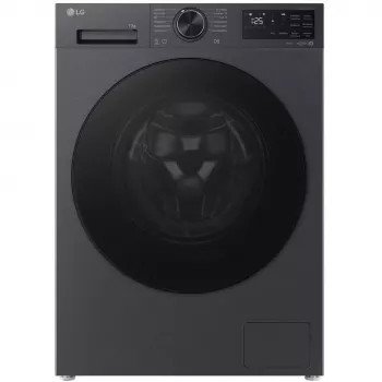 LG F4WX709YB 9kg voorlader wasmachine met AI DD™, Steam™, Wi-Fi, grafiet