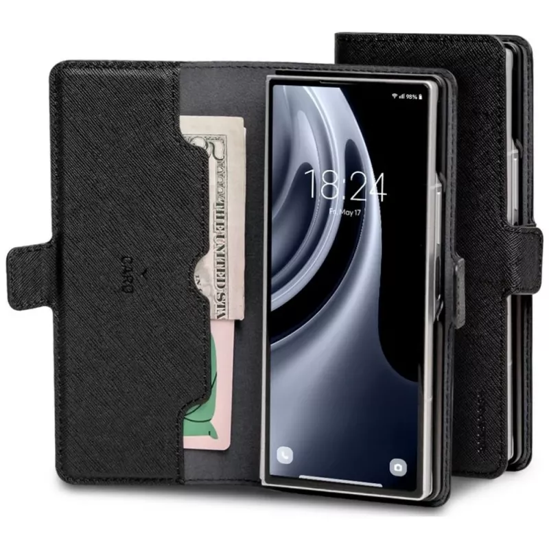 Mercury Premium Wallet Diary hoes voor Samsung Galaxy Z Fold8 Ultra - zwart