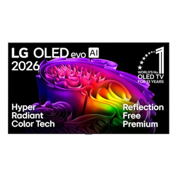 LG OLED83G67LW 83 inch OLED evo Gallery Edition 4K smart-tv met α9 Gen5 AI-processor, 120Hz, Dolby Vision IQ, Dolby Atmos, webOS 22, G-Sync/FreeSync, wandbeugel inbegrepen