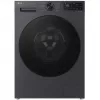 LG F4WX701YB 10,5 kg frontlader-wasmachine met AI DD, stoom, Wi-Fi - Black Steel