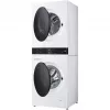 LG WashTower WT1210WWF wifi-geschikte 12kg was-droogcombinatie met warmtepomp, wit
