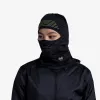 BUFF DryFlx Pro balaclava - zwart, naadloze 4-way stretch, thermisch, reflecterend