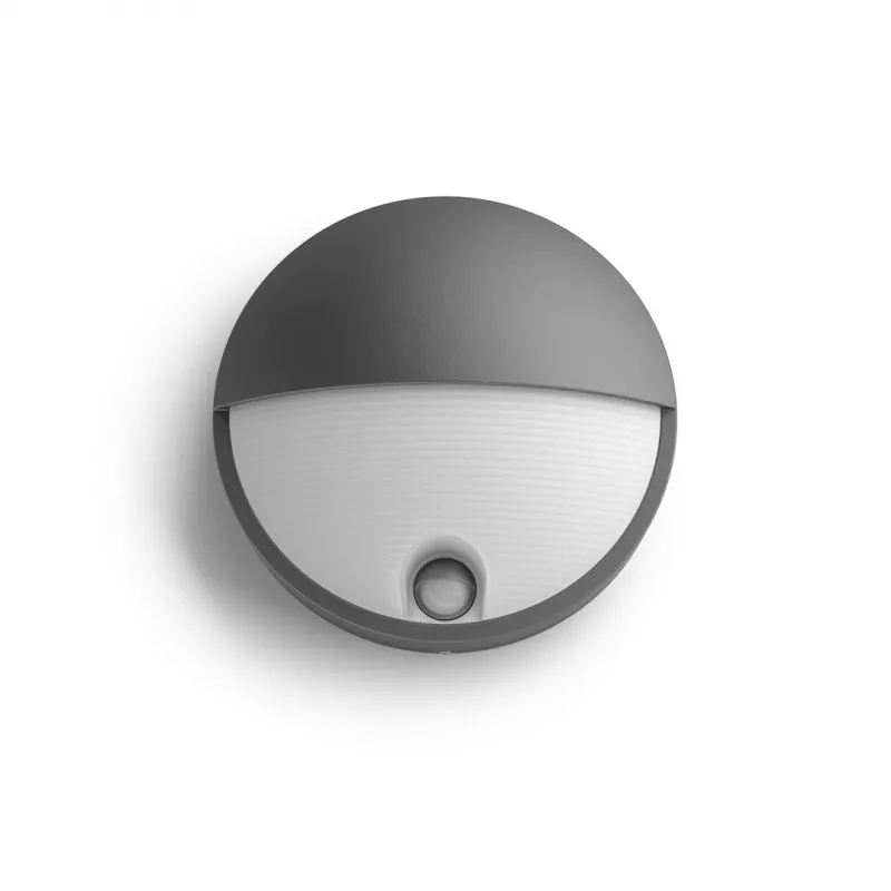 Philips buitenlamp Capricorn 1x6,5W LED wandlamp antraciet IP44