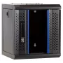 DSIT DS10-3304 10 inch 4U wandmontage-serverkast met glazen deur, 312x310x264 mm, zwart