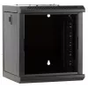 DSIT DS10-3304 10 inch 4U wandmontage-serverkast met glazen deur, 312x310x264 mm, zwart