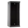 DSIT DS10-3315 15U 10 inch wandmontage serverrack-kast met glazen deur, 312x310x752 mm, zwart
