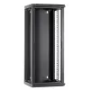DSIT DS10-3315 15U 10 inch wandmontage serverrack-kast met glazen deur, 312x310x752 mm, zwart