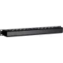 DSIT DS-1902 19 inch kabelmanagement-blindplaat met schuifdeksel, 1U, zwart