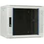 DSIT 9U Wandmontage Serverkast met Glazen Deur, Wit, 600x450x500 mm