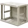 DSIT 9U Wandmontage Serverkast met Glazen Deur, Wit, 600x450x500 mm