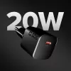 SBS 20W USB-C PD Wandlader Zwart