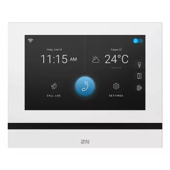 2N Indoor View Wi-Fi 7 inch touchscreen binnenpost, wit
