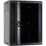 DSIT DS6415 15U Wandmontage Serverkast met Glazen Deur, 600x450x770 mm, Zwart